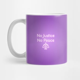 No Justice No Peace - ACAB Neon Sign Mug